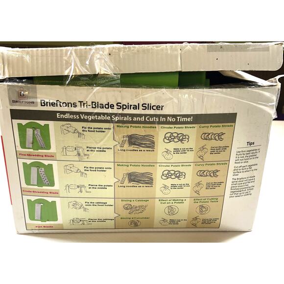 Transform Your Meal Prep with the Brieftons Tri-Blade Spiral Slicer - vn - Picture 4 of 8